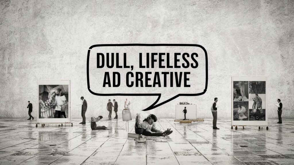 Dull, Lifeless Ad Creative